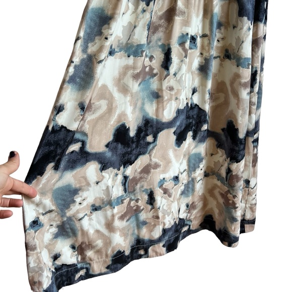 NWT Minimum Yolas midi dress, short sleeves a-line skirt & elastic waist size XL - Picture 11 of 16